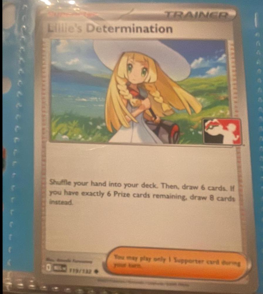 Mega Evolution Lillie's Determination [Prize-Pack] Pokémon card